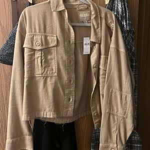 CROPPED SHACKET - AMERICAN EAGLE